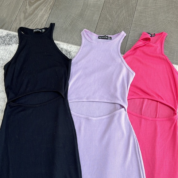 Pretty Little Thing/ Set of 3 Body Con Dresses 💗 - Picture 2 of 2